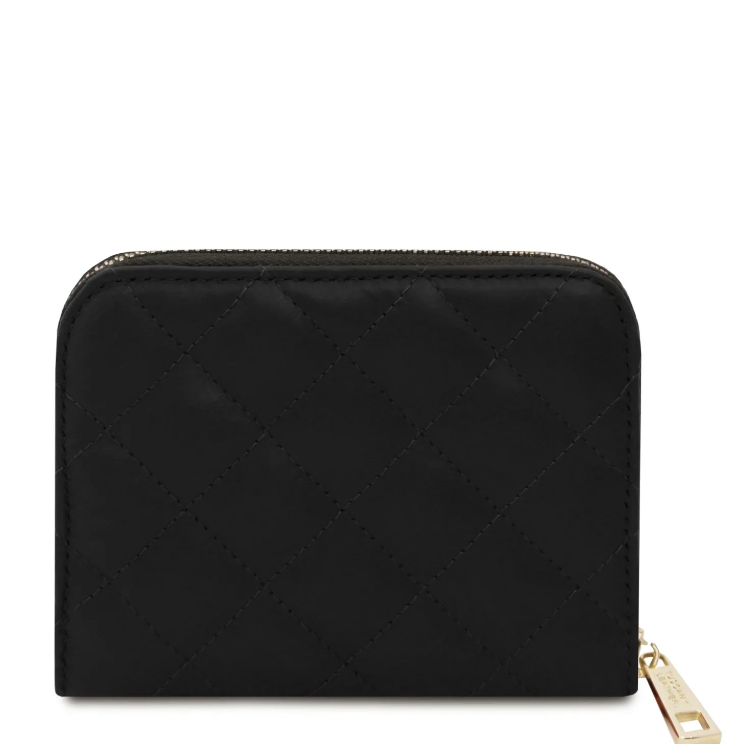 Exklusive Damenbrieftasche aus Weichem Leder mit Rundum-Reißverschluss