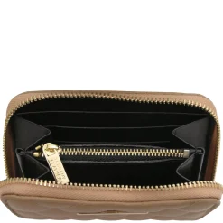Exklusive Damenbrieftasche aus Weichem Leder mit Rundum-Reißverschluss