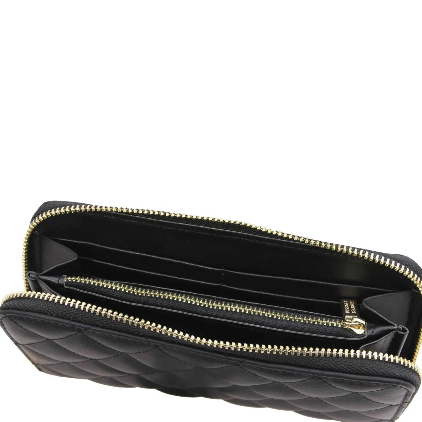 Exklusive Damenbrieftasche aus Weichem Leder mit Rundum-Reißverschluss