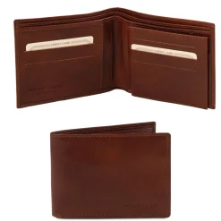 Exklusive Herren Brieftasche aus Leder mit 3 Scheinfächern