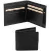 Exklusive Herren Brieftasche aus Leder mit 3 Scheinfächern und Ausweisfach