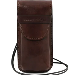 Exklusives Brillenetui aus Leder/Smartphone Etui aus Leder Gross