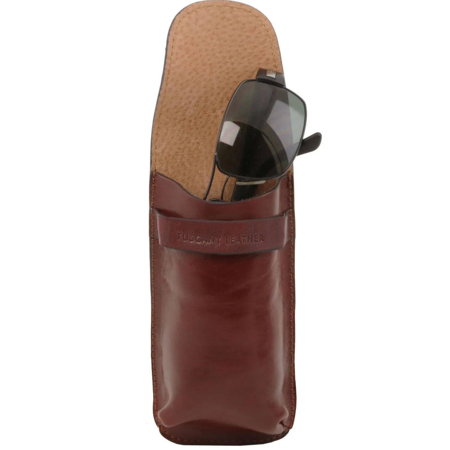 Exklusives Brillenetui aus Leder/Smartphone Etui aus Leder Gross