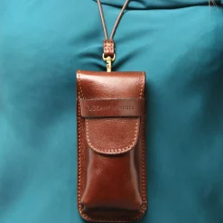 Exklusives Brillen-/Smartphone-/Uhren - Etui aus Leder