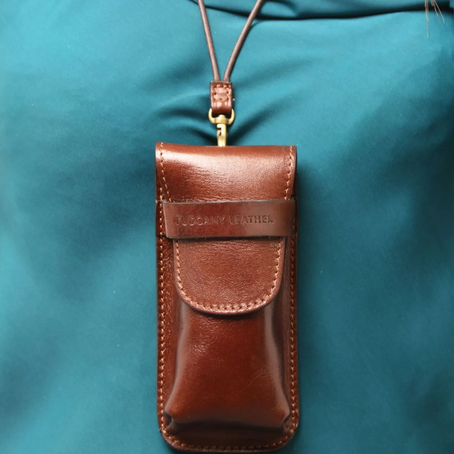 Exklusives Brillen-/Smartphone-/Uhren - Etui aus Leder