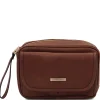 Handgelenktasche/Herrentasche aus Leder