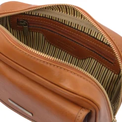 Handgelenktasche/Herrentasche aus Leder