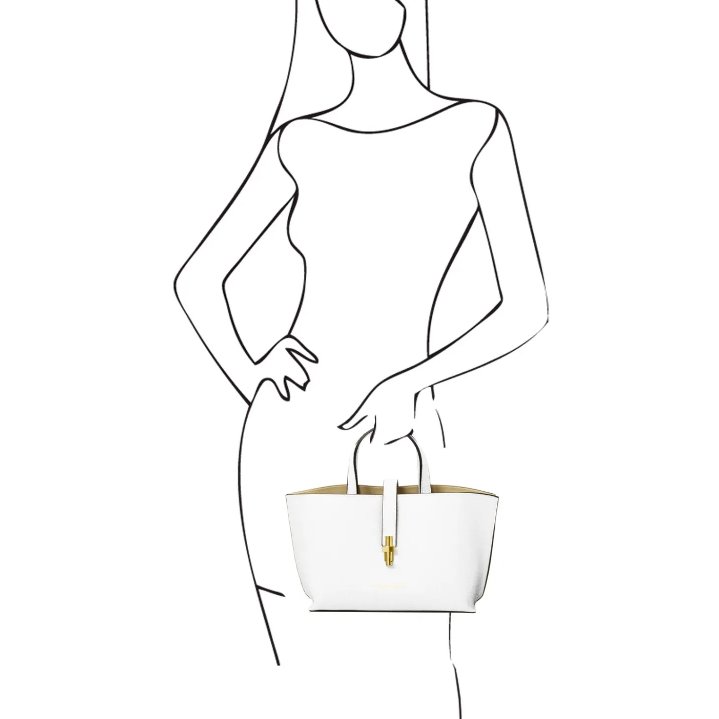 Handtasche aus Leder