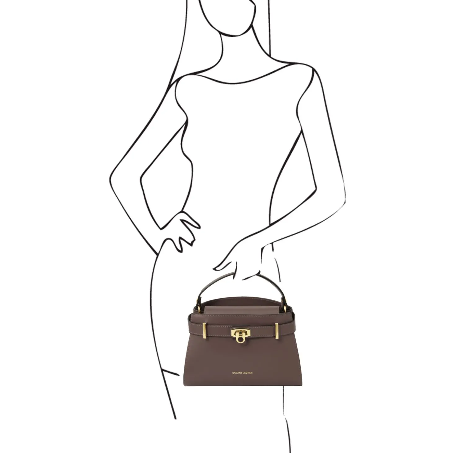 Handtasche aus Leder