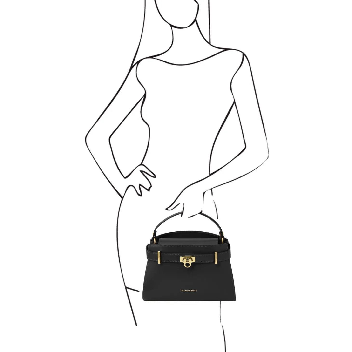 Handtasche aus Leder