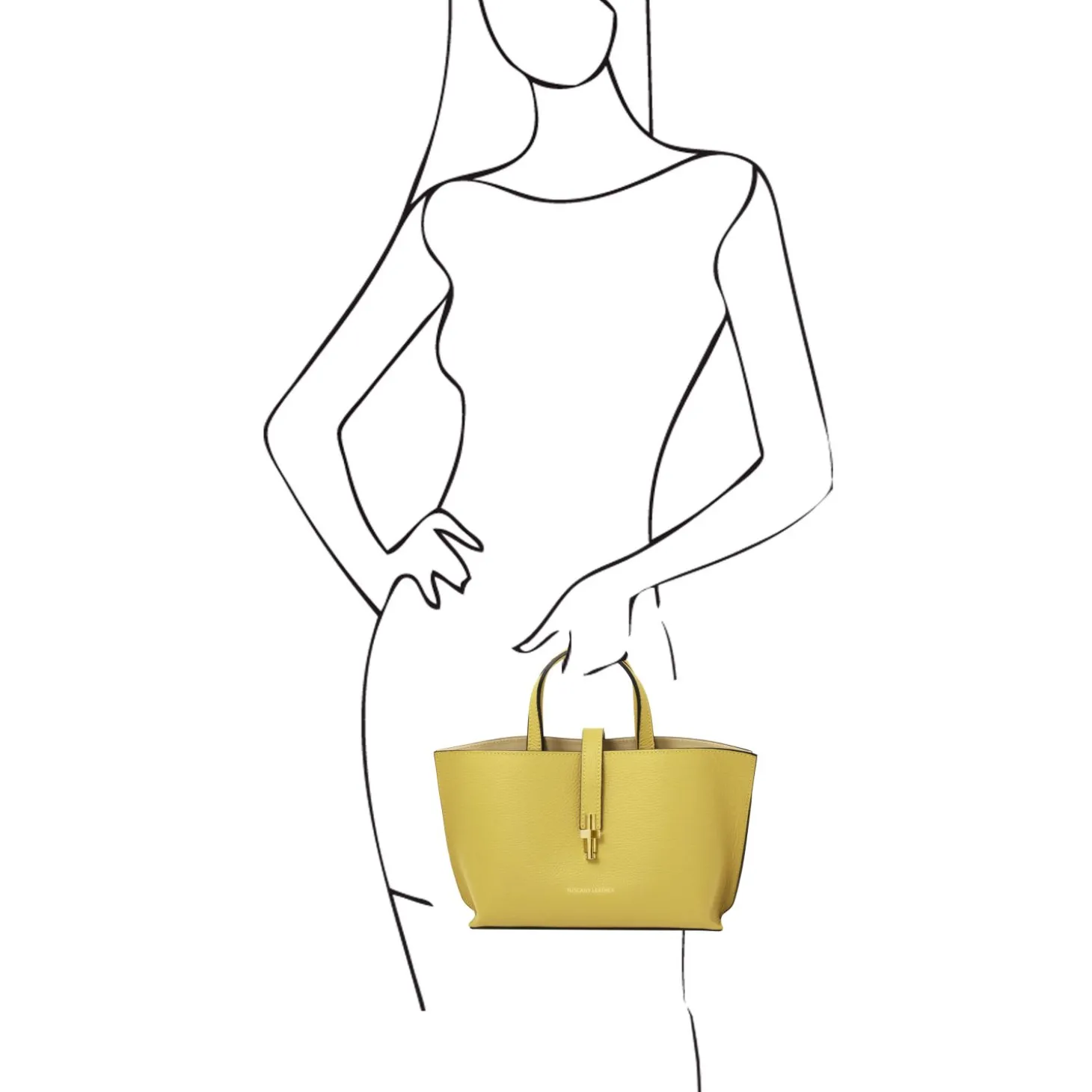Handtasche aus Leder