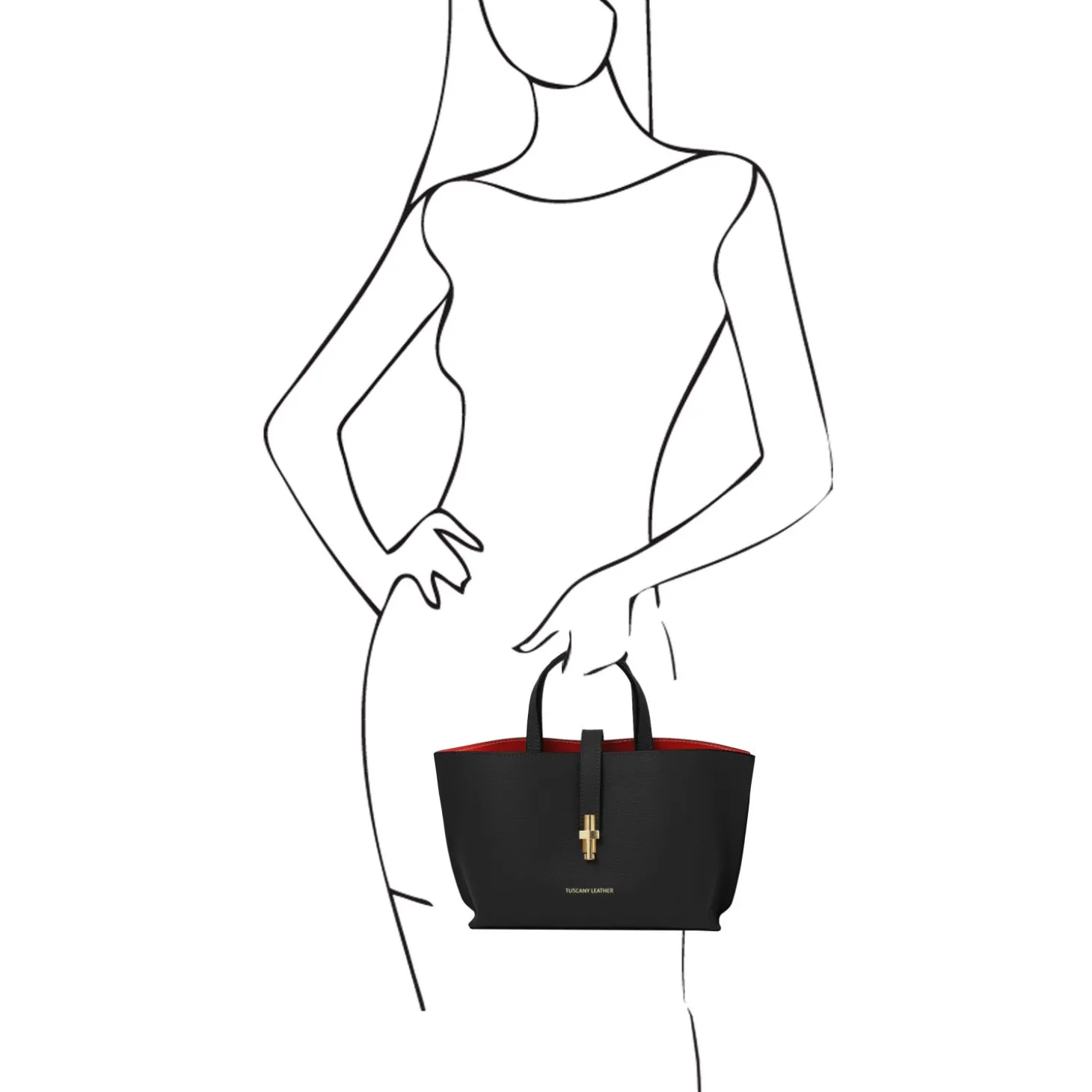 Handtasche aus Leder