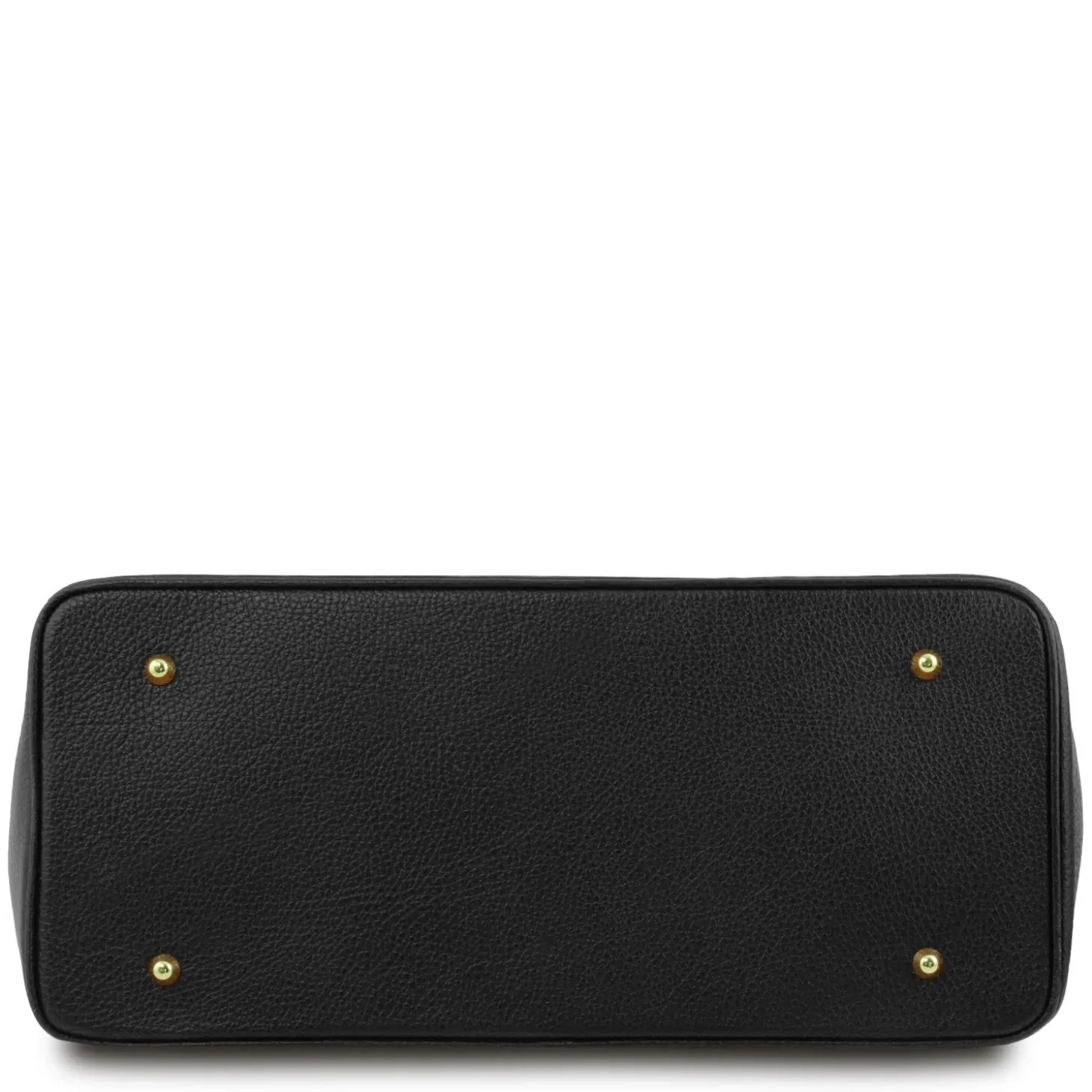 Handtasche aus Leder mit Goldfarbenen Beschläge