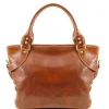 Henkeltasche aus Leder