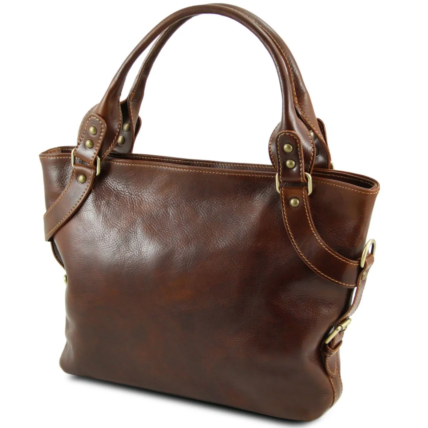 Henkeltasche aus Leder