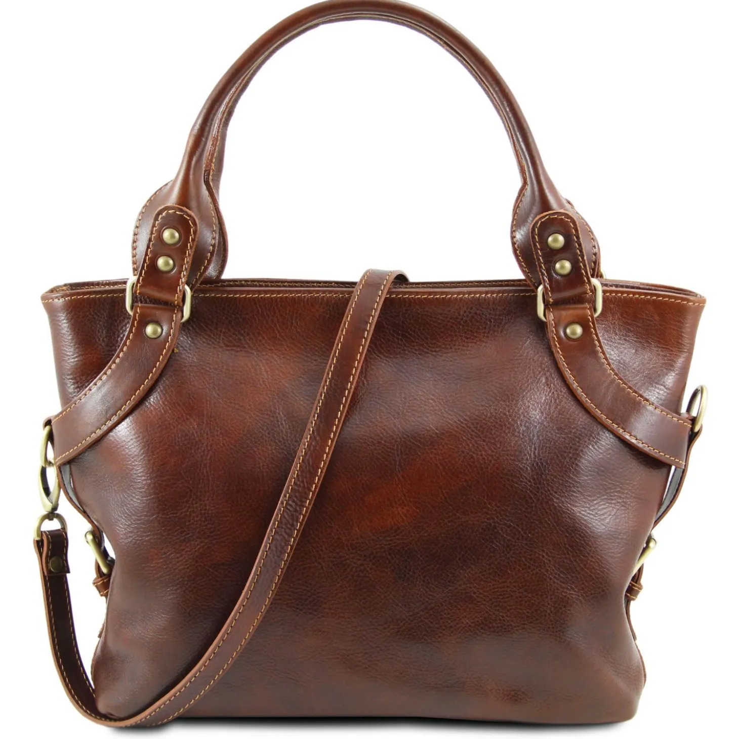 Henkeltasche aus Leder