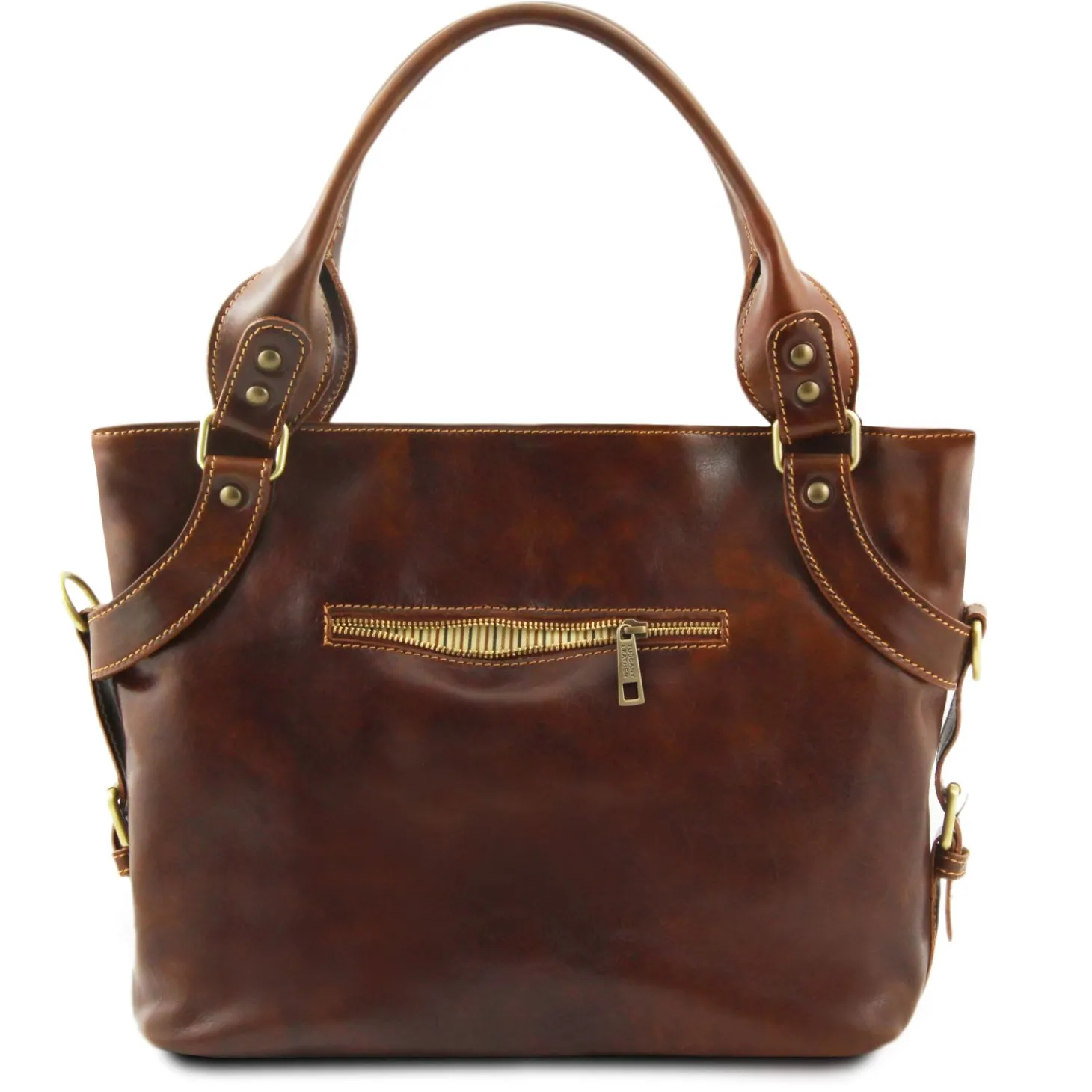Henkeltasche aus Leder
