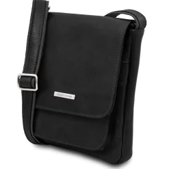 Herrentasche aus Leder mit Vordertasche