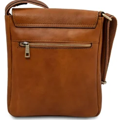 Herrentasche aus Leder mit Vordertasche