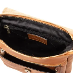 Herrentasche aus Leder mit Vordertasche
