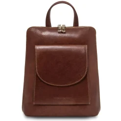 Kleiner Damenrucksack aus Leder