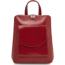 Kleiner Damenrucksack aus Leder