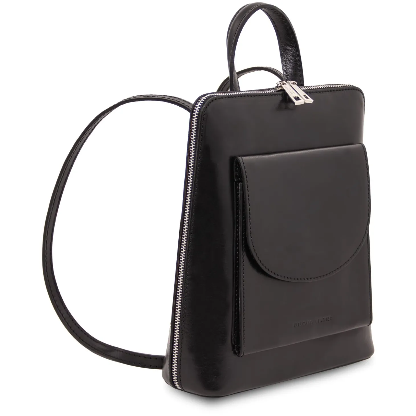 Kleiner Damenrucksack aus Leder