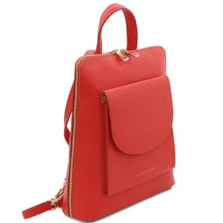 Kleiner Damenrucksack aus Leder