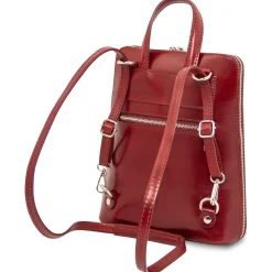 Kleiner Damenrucksack aus Leder