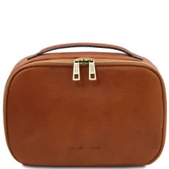 Kulturtasche aus Leder