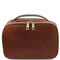Kulturtasche aus Leder