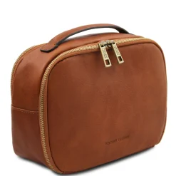 Kulturtasche aus Leder
