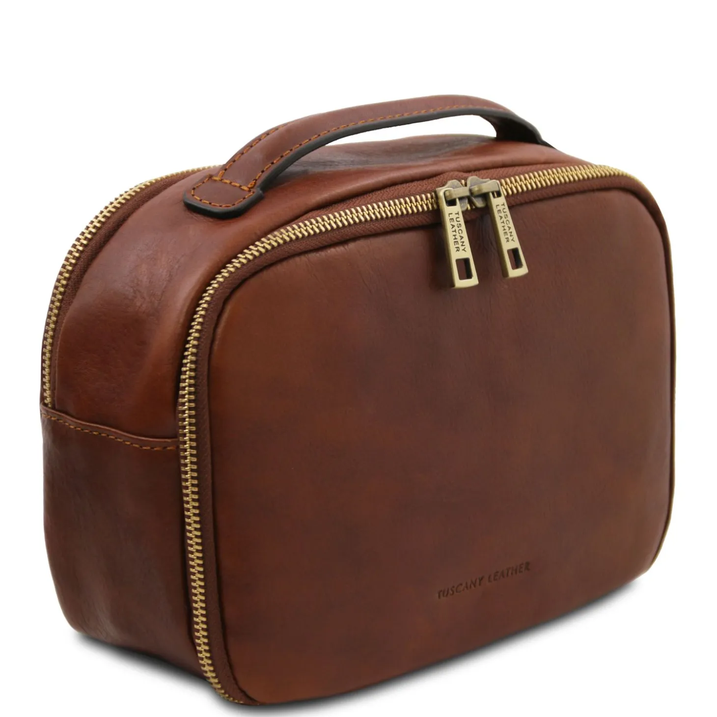 Kulturtasche aus Leder