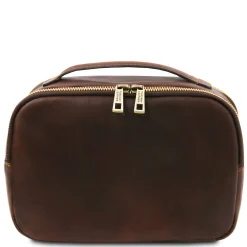 Kulturtasche aus Leder