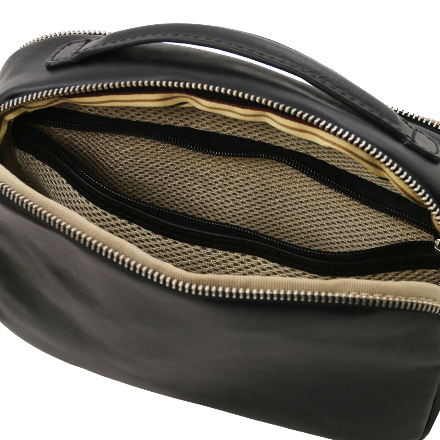 Kulturtasche aus Leder