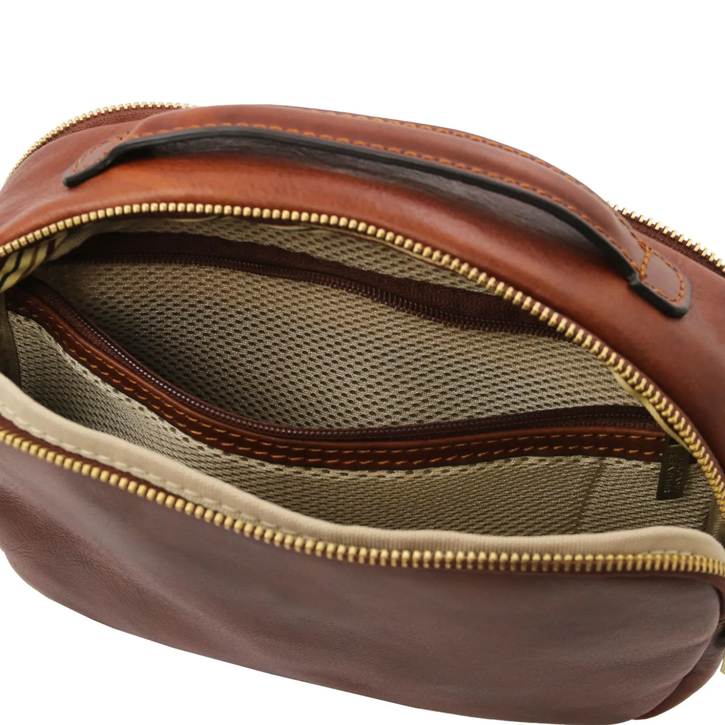 Kulturtasche aus Leder