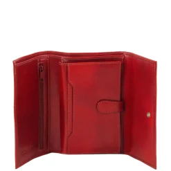 Lederbrieftasche Für Damen mit 4 Scheinfächern