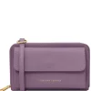 Lederbrieftasche/Handyhalter mit Tragegurt