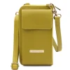 Lederbrieftasche/Handyhalter mit Tragegurt