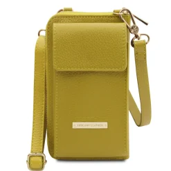 Lederbrieftasche/Handyhalter mit Tragegurt