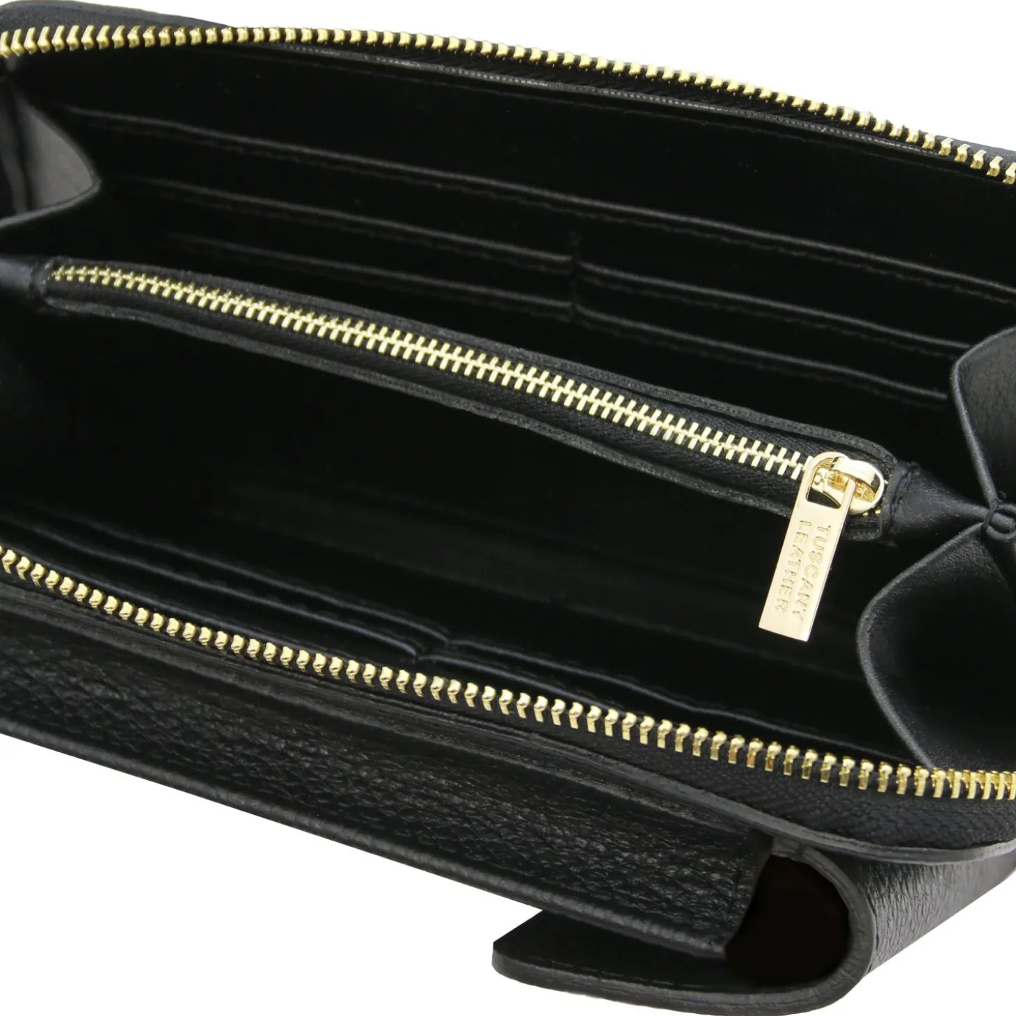 Lederbrieftasche/Handyhalter mit Tragegurt
