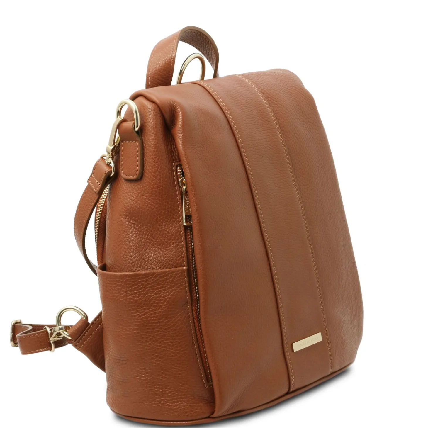 Lederrucksack aus Weichem Leder