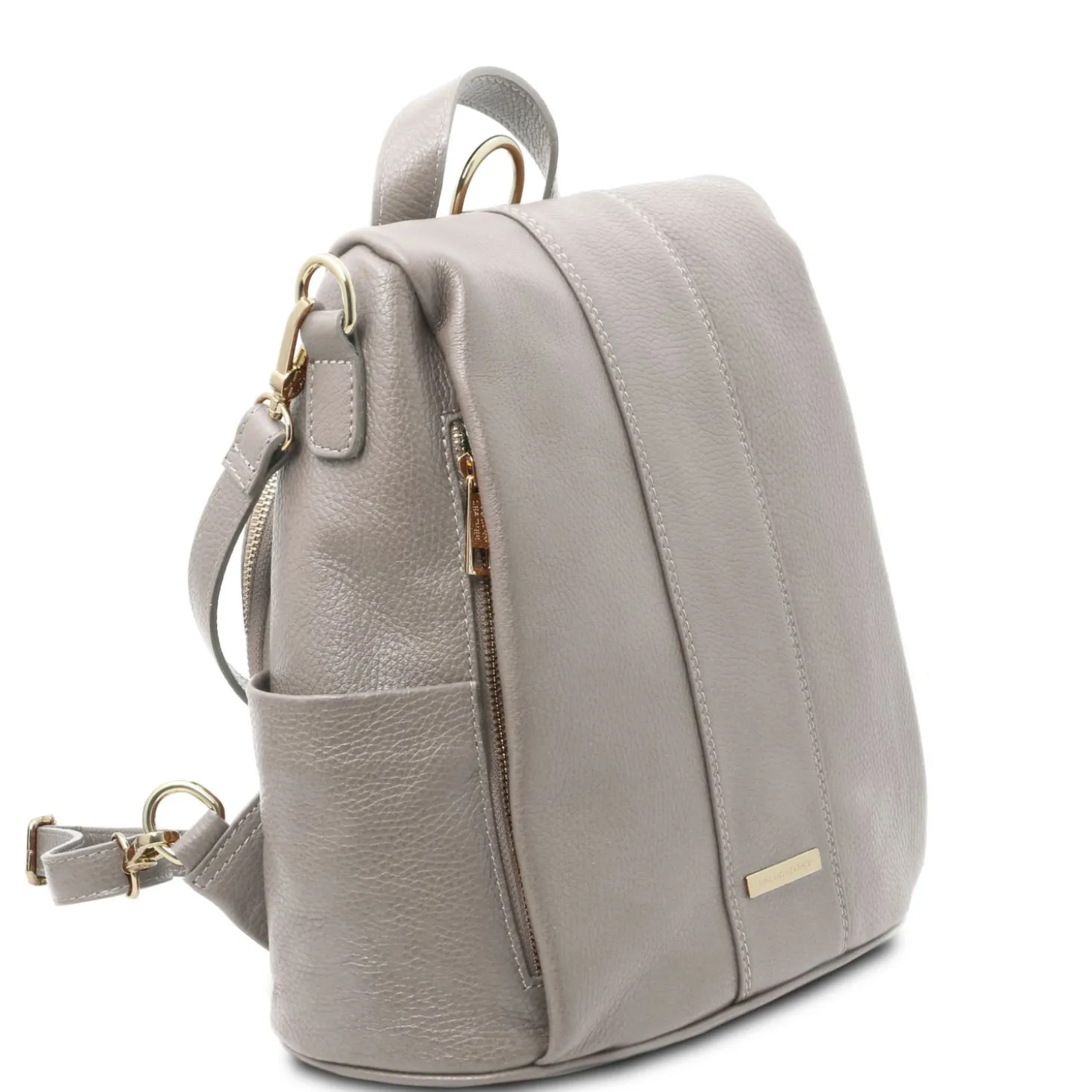 Lederrucksack aus Weichem Leder