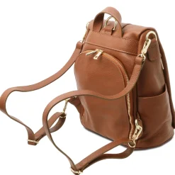 Lederrucksack aus Weichem Leder