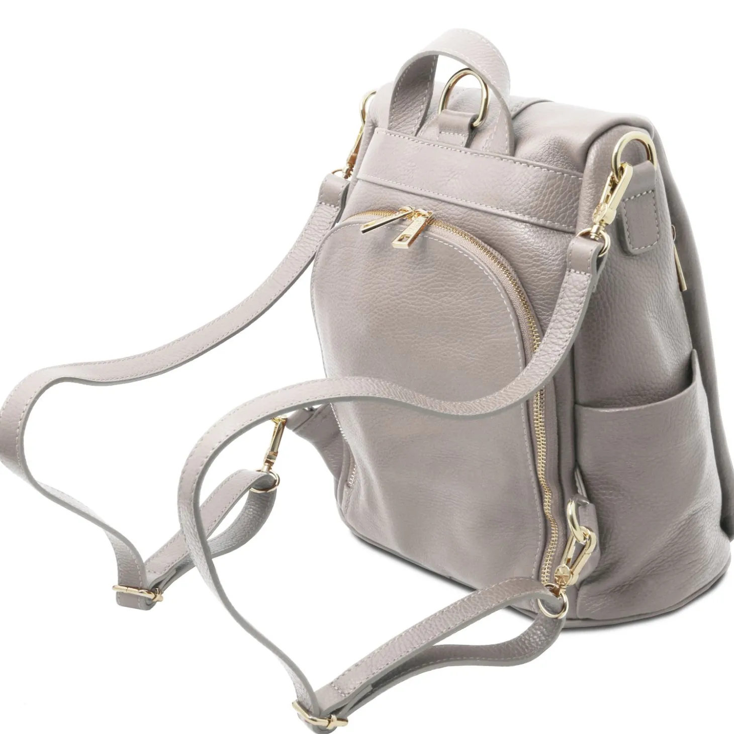 Lederrucksack aus Weichem Leder