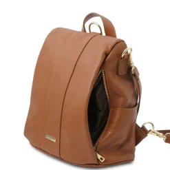 Lederrucksack aus Weichem Leder