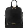 Lederrucksack Für Damen aus Weichem Leder