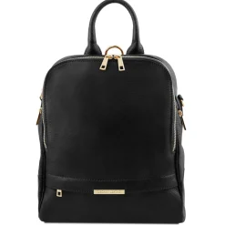 Lederrucksack Für Damen aus Weichem Leder