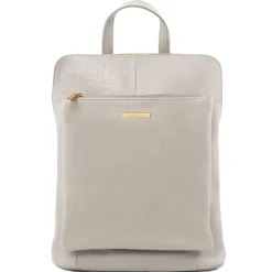 Lederrucksack Für Damen aus Weichem Leder