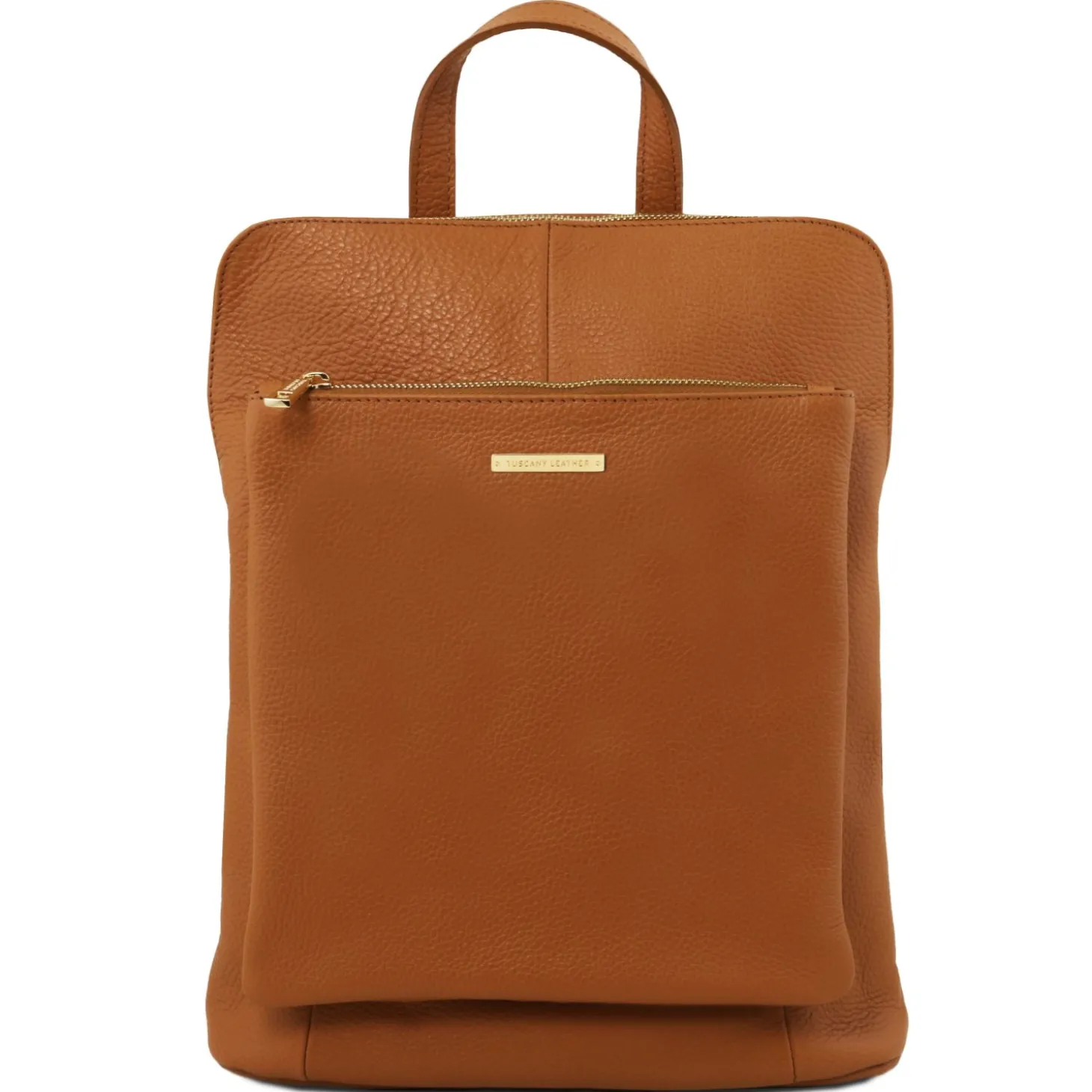 Lederrucksack Für Damen aus Weichem Leder